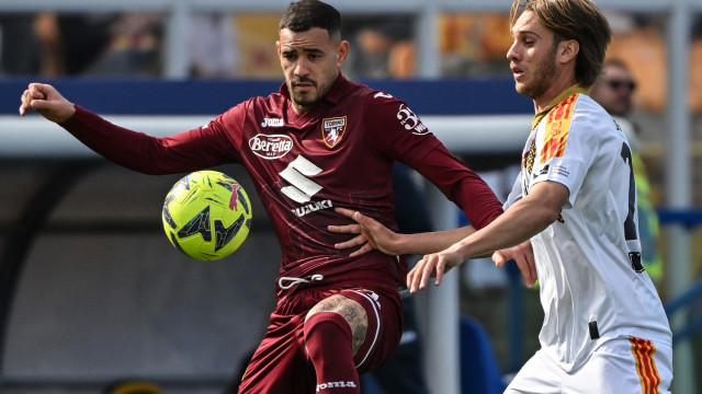 Ci Lecce 12/03/2023 - campionato di calcio serie A / Lecce-Torino / foto Carmelo Imbesi/Image Sport
nella foto: Antonio Sanabria-Antonino Gallo