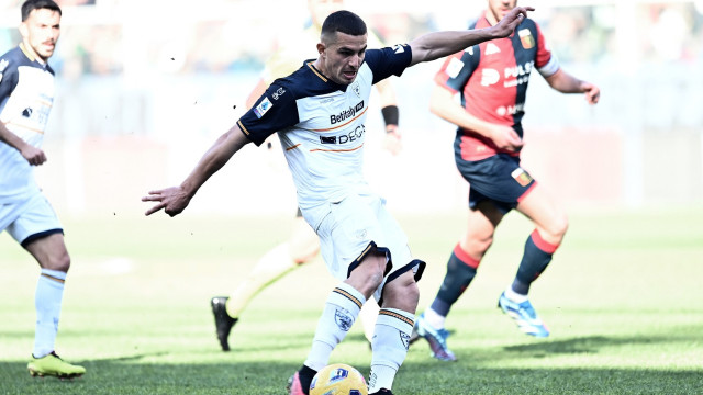Mp Genova 28/01/2024 - campionato di calcio serie A / Genoa-Lecce / foto Matteo Papini/Image Sport
nella foto: gol Nikola Krstovic
