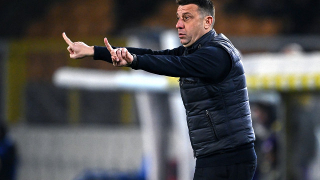 Ci Lecce 02/02/2024 - campionato di calcio serie A / Lecce-Fiorentina / foto Carmelo Imbesi/Image Sport
nella foto: Roberto D'aversa
