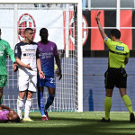 Db Milano 06/04/2024 - campionato di calcio serie A / Milan-Lecce / foto Daniele Buffa/Image Sport
nella foto: espulsione Nikola Krstovic