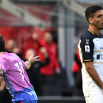 Mg Milano 06/04/2024 - campionato di calcio serie A / Milan-Lecce / foto Matteo Gribaudi/Image Sport
nella foto: esultanza gol Christian Pulisic