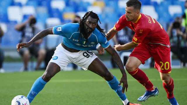 Ci Napoli 26/05/2024 - campionato di calcio serie A / Napoli-Lecce / foto Carmelo Imbesi/Image Sport
nella foto: Andre Zambo Anguissa-Ylber Ramadani napoli lecce
