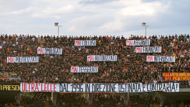 lecce atalanta curva nord