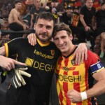 As Roma 25/05/2025 - campionato di calcio serie A / Lazio-Lecce / foto Antonello Sammarco/Image Sport
nella foto: Wladimiro Falcone-Federico Baschirotto