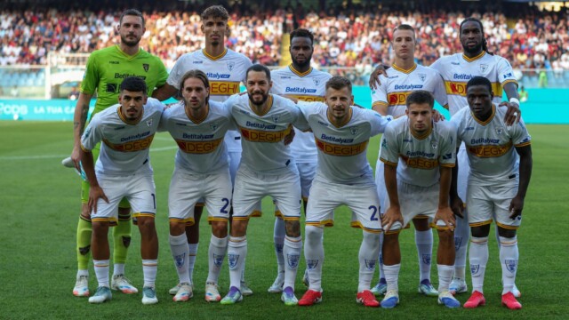Serie A, Day 1, 23-08-2023, Genova, Stadio Ferraris, Genoa - Lecce, in the photo: team Lecce
