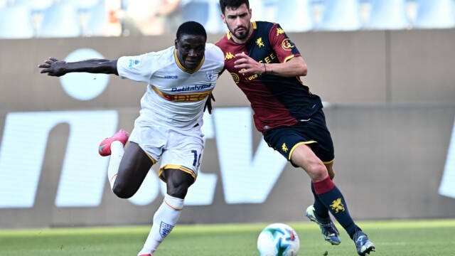 Mp Genova 23/08/2025 - campionato di calcio serie A / Genoa-Lecce / foto Matteo Papini/Image Sport
nella foto: Aaron Martin-Lameck Banda