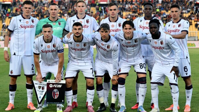 Ci Lecce 28/09/2025 - campionato di calcio serie A / Lecce-Bologna / foto Carmelo Imbesi/Image Sport
nella foto: formazione Bologna
