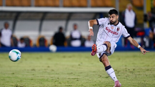 Ci Lecce 28/09/2025 - campionato di calcio serie A / Lecce-Bologna / foto Carmelo Imbesi/Image Sport
nella foto: gol Riccardo Orsolini