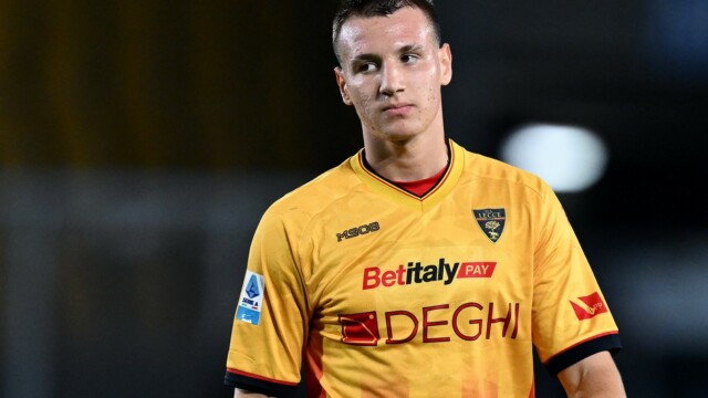 Ci Lecce 08/11/2025 - campionato di calcio serie A / Lecce-Hellas Verona / foto Carmelo Imbesi/Image Sport
nella foto: Francesco Camarda